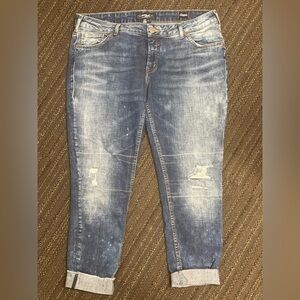 Silver jeans